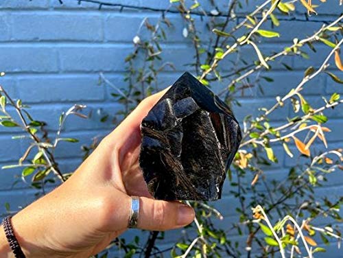 Zenkeeper 1Lb Black Obsidian Crystal Rocks Raw Stones for Tumbling, Black Obsidian Crystals Bulk Rough Gemstone for Jewelry Making, Healing, Meditation, Sculpture - Image 5