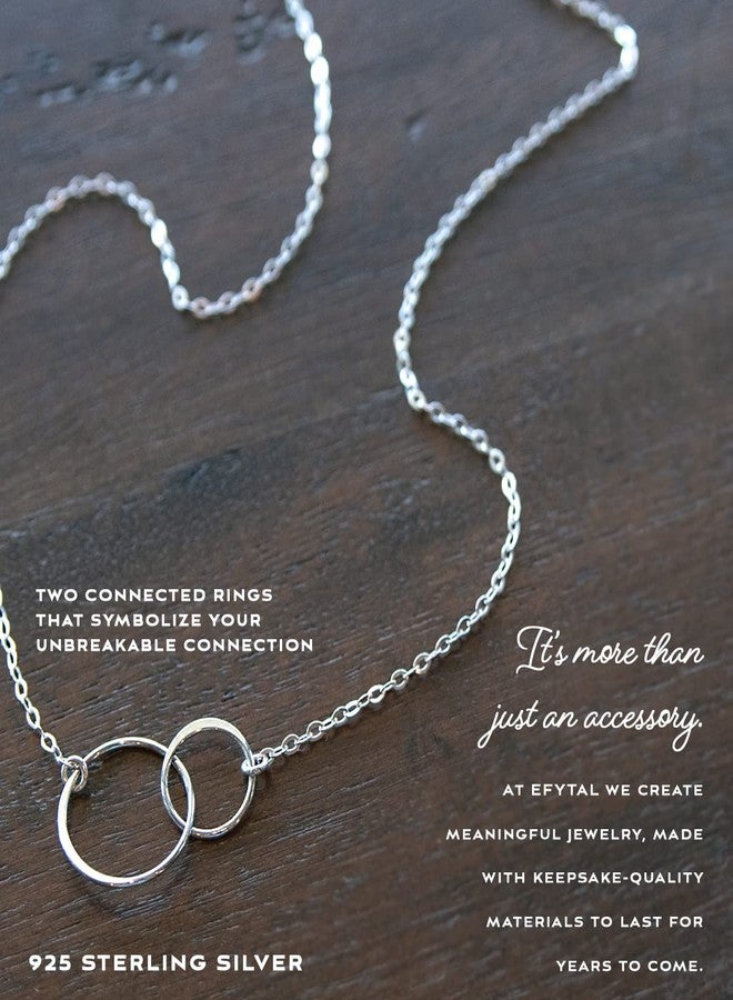EFYTAL Mother Daughter Necklace, Mom Necklace for Women, Birthday Gifts for Daughter, Mothers Day Mom Jewelry, Valentines Day Jewelry - Image 2