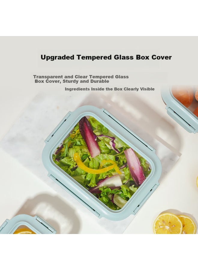 Locknlock Heat-resistant Glass Food Container, Microwave-safe Fruit Storage Box, Lunch Box Ltg224m_750ml - Image 2