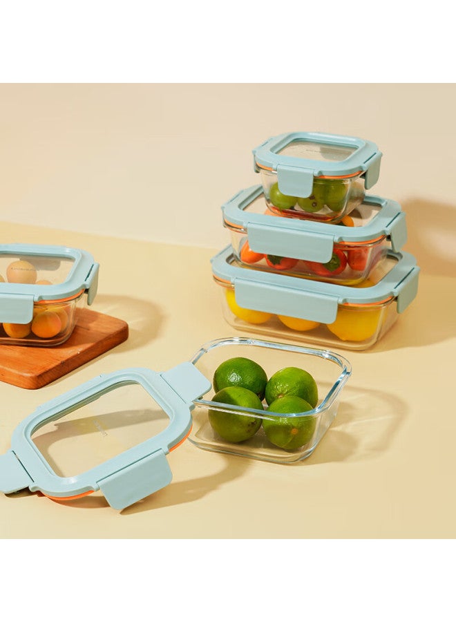 Locknlock Heat-resistant Glass Food Container, Microwave-safe Fruit Storage Box, Lunch Box Ltg224m_750ml - Image 1