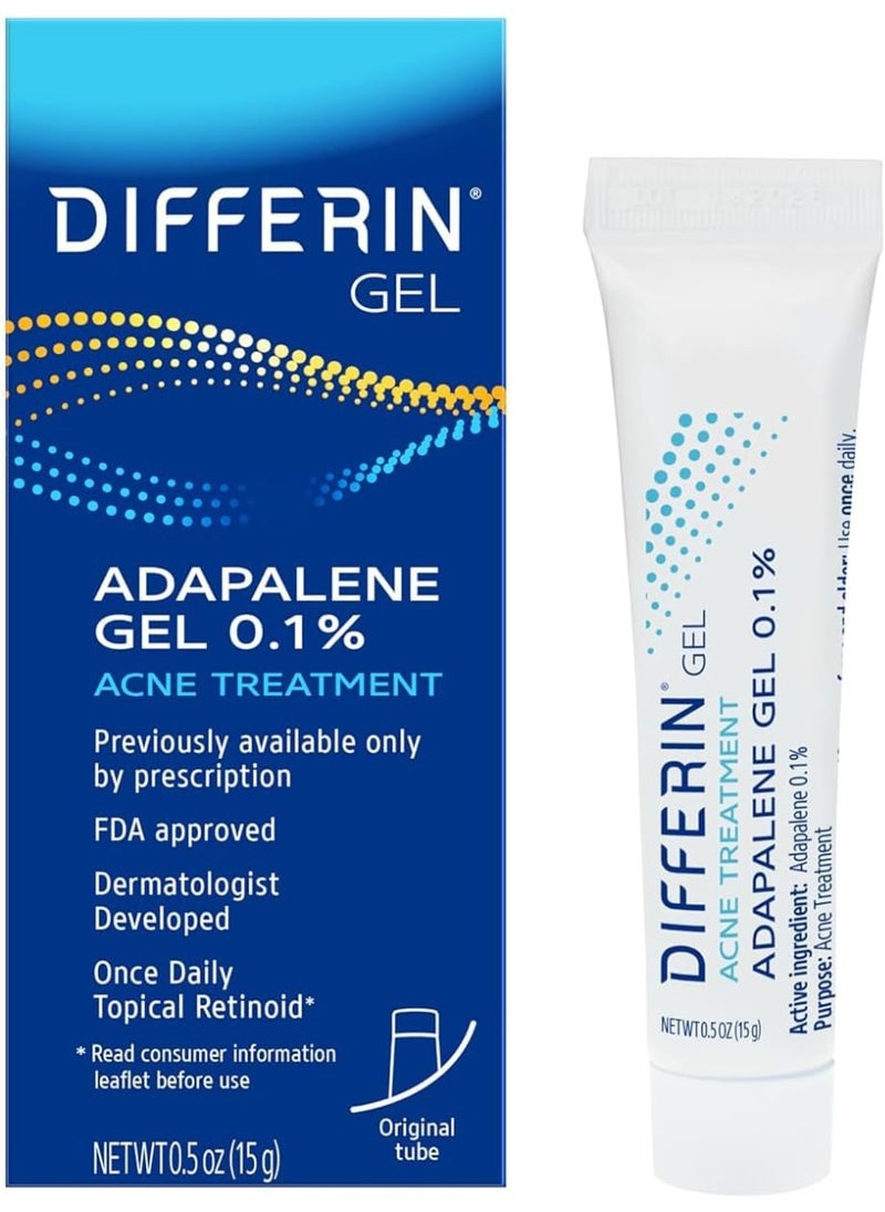 differin Differin Adapalene 0.1 Gel for Acne Treatment 15 gm  - Image 1