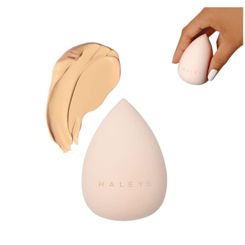 HALEYS Remix Complexion Sponge Vegan CrueltyFree Makeup Sponge Blender Apply Liquid Cream or Powder Foundation for a Precise StreakFree Finish Pink