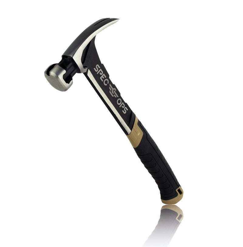 Spec Ops Tools 20 oz Rip Claw Nailing Hammer with Smooth Face ShockAbsorbing Grip 3 Donated to Veterans