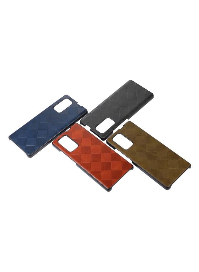 اس-توب جراب لهاتف LG Wing 5G Weave Plaid PU - Image 4