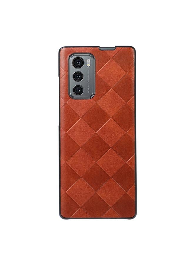اس-توب جراب لهاتف LG Wing 5G Weave Plaid PU - Image 3