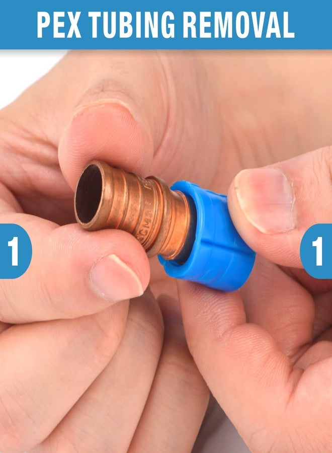 IWISS iCrimp ICP-CT02 PEX Crimp Fitting Removal Tool for Removing 1/2-in, 3/4-in, 1-in PEX Copper Crimp Rings & Stainless Steel Cinch Clamps - Image 4