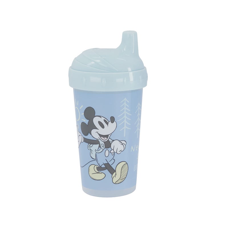 Disney Toddler Sippy Cups for Boys | 10 Ounce Mickey Mouse Sippy Cup Pack of Two with Straw and Lid | Durable Blue Leak Proof Travel Water Bottle for Toddlers - Image 2