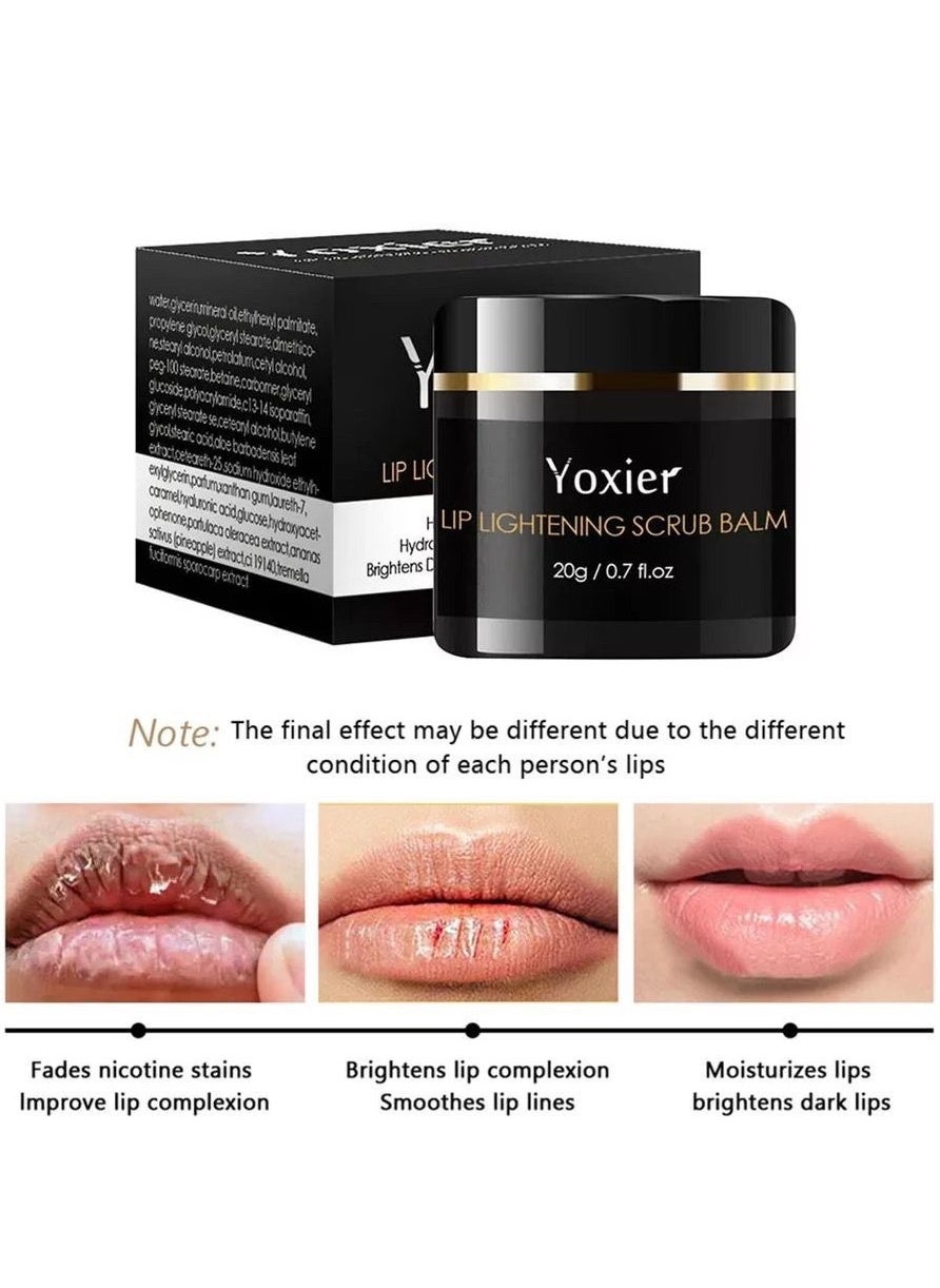 Lip Scrub For Dry Lips 20G ，Lighten Dark Lips For Men Women Natural Balm Moisturizer Exfoliator Sleeping  ，Lip Exfoliator And Moisturizer For Dry Chapped Lips  ﻿ - https://f.nooncdn.com/p/pzsku/ZF6878828EDE4FD27A26EZ/45/_/1729263127/c57ab236-5507-46f2-9f31-b94e6890770c.jpg?width=original