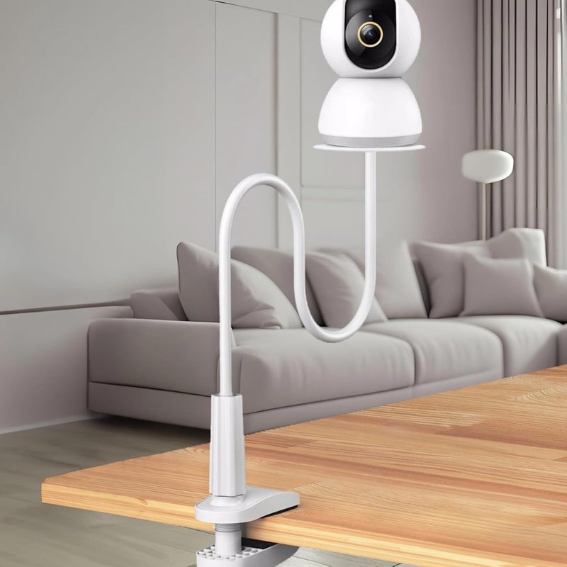 Adjustable Monitor Mount, Flexible Tablet and Phone Holder, Bendable Tube Design, No Damage to Walls, Fits Most Monitors - Image 4
