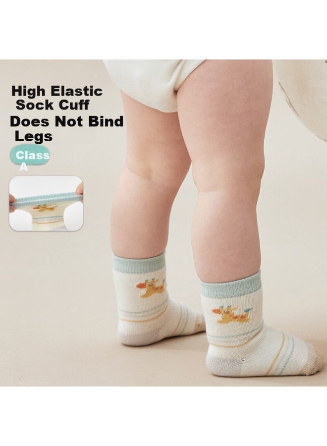 Barbie Baby Socks Spring And Autumn Cotton Socks Infant Short Socks 0-6 Months Newborn Mid-calf Socks 1-3 Years Winter - Image 1