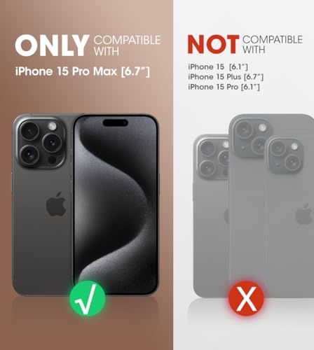 SUPCASE for iPhone 15 Pro Max Case with Screen Protector (Unicorn Beetle Pro), [Built-in Stand & Belt-Clip] [Military-Grade Protection] Full Body Heavy Duty Phone Case for iPhone 15 Pro Max, Black - Image 2