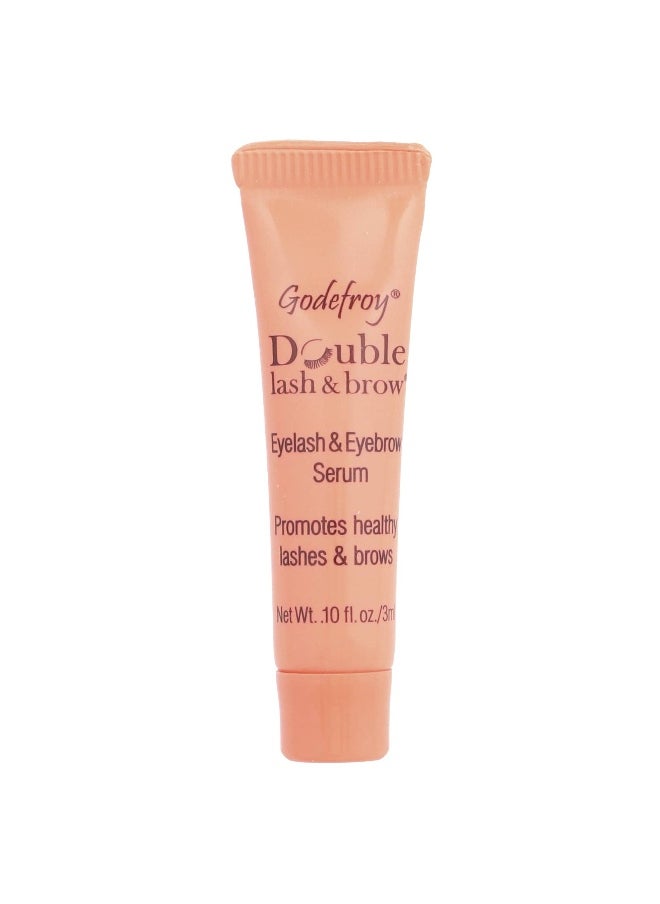 Godefroy Godefroy, Double Lash & Brow®, Eyelash and Eyebrow Serum, 0.1 fl oz (3 ml)  - Image 1