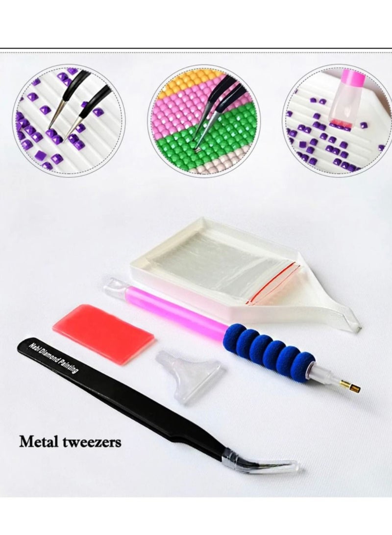 STRATEG DIY 5D Round Diamond Painting Craft Kits Multicolor - Image 3