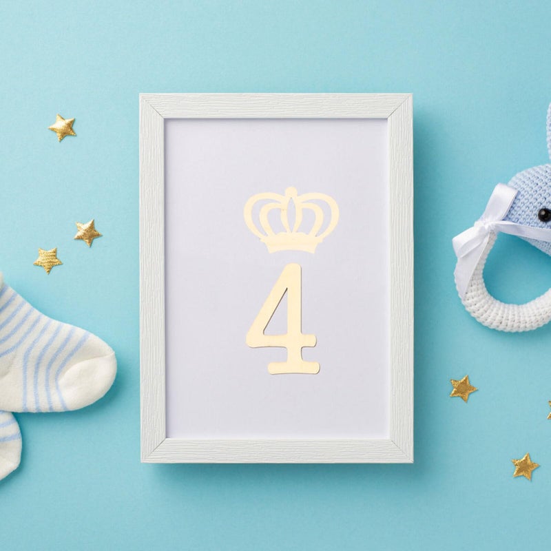 Wooden Baby Growth Photo Props Signs Set For Monthly Milestone Pictures - Image 3