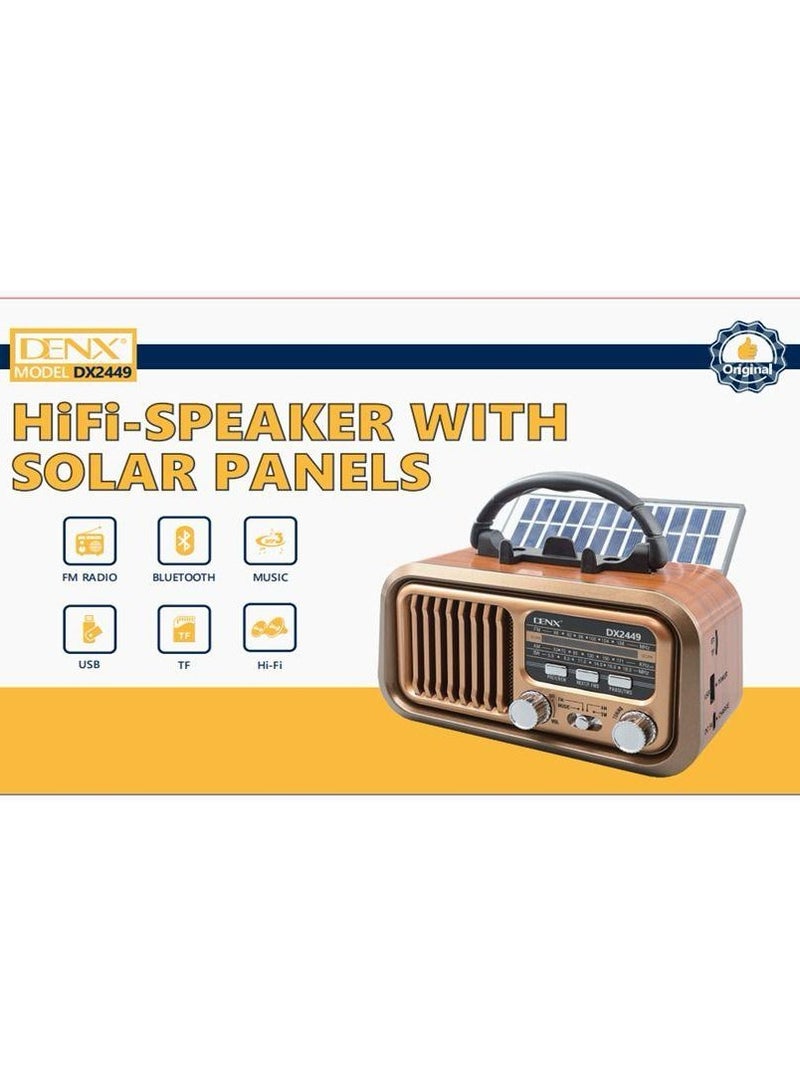 Denx Denx Hi-Fi Solar Speaker DX2449  - Image 4