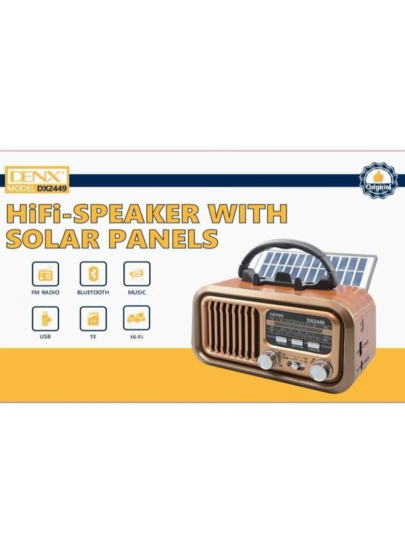 Denx Denx Hi-Fi Solar Speaker DX2449  - Image 5