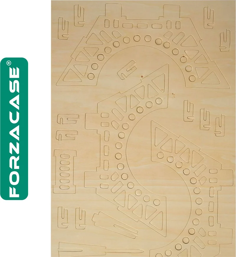 Forzacase 3D Wooden Mechanical Piano and Guitar 3D Puzzle Puzzle Jigsaw 50 Pieces - FC334