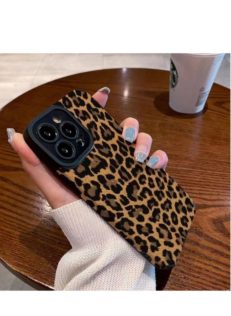 Leopard Print Phone Case for iPhone 16 Pro Max – Stylish, Shockproof, Anti-Fingerprint, Slim Fit - Image 3