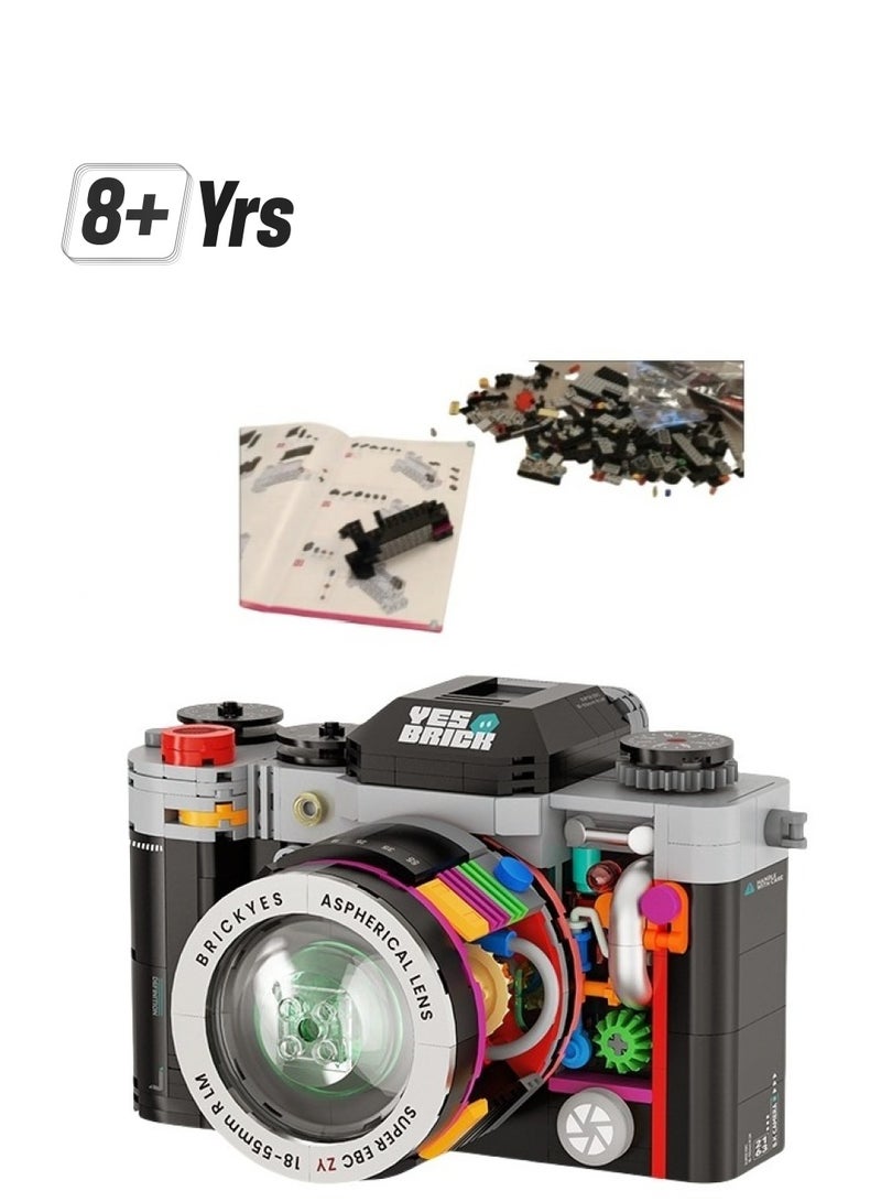 Camera Shaped Building Block Set, Educational Kit Birthday Gift, Ages 8+  - Image 1