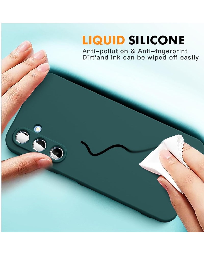 BORTONY Samsung Galaxy A56 Case Cover Premium Liquid Silicone Case with Soft Microfiber Lining Cushion Protective Cover for Samsung Galaxy A56 5G 6.7-inch - Image 4