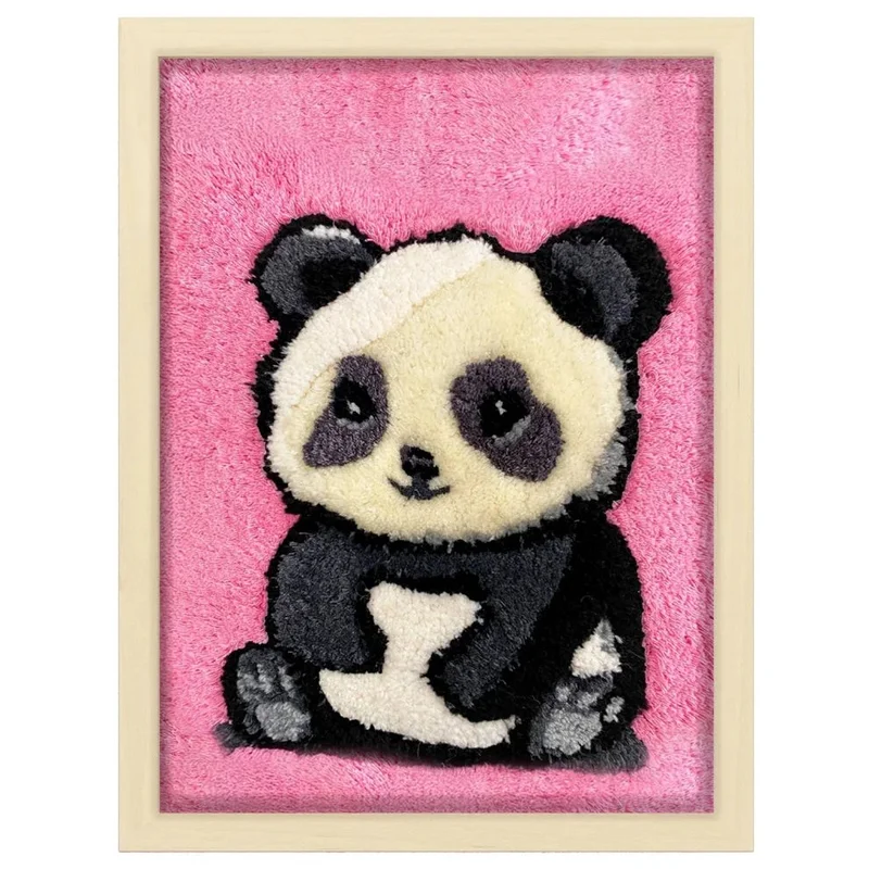 FILLE A FILLE Panda Tufted Artwork