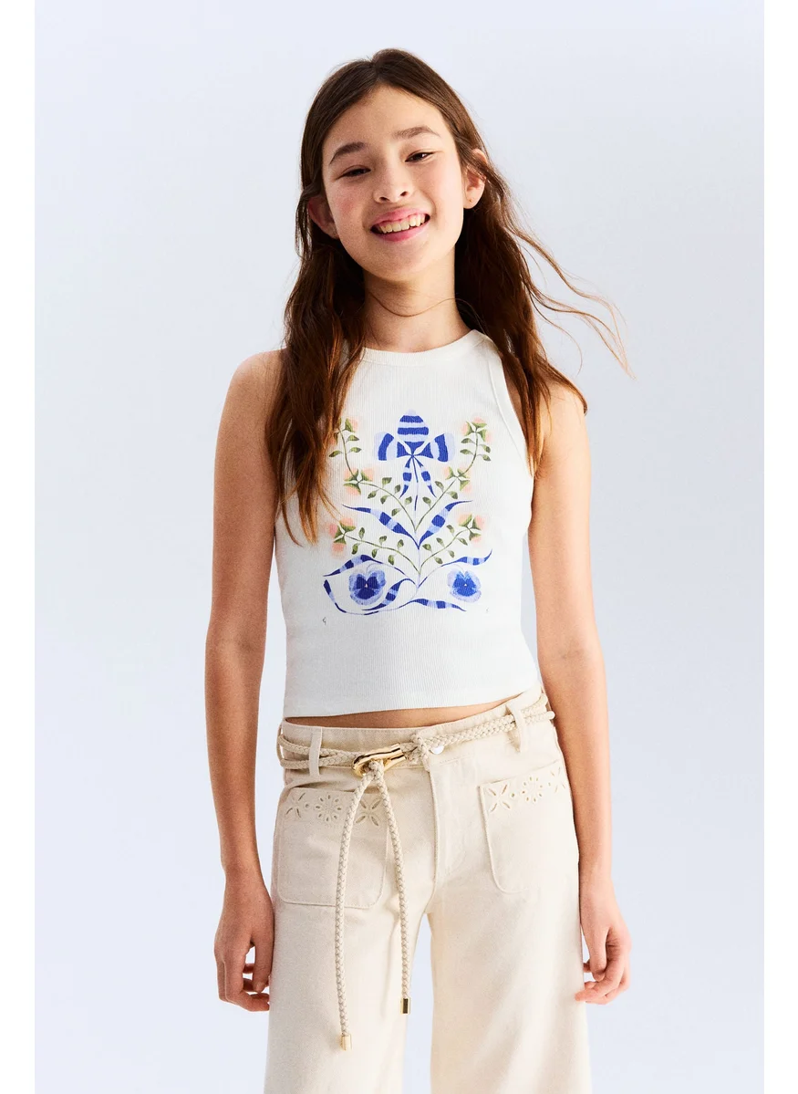 H&M Printed Vest Top