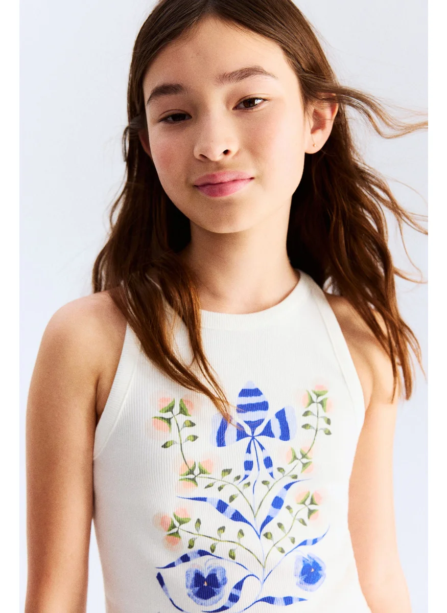 H&M Printed Vest Top