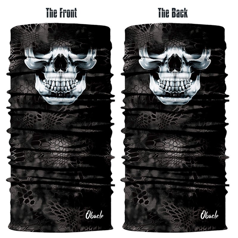 Obacle قناع وجه جمجمة أوباكل لحماية من الغبار والرياح والشمس للرجال والنساء أثناء ركوب الدراجات النارية - Image 3