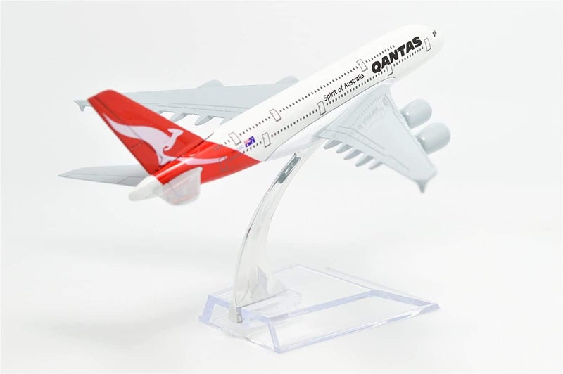 AmigozZ Kid Diecast Aeroplane Scale Model Only For Display, Size -16 Cm (Qantas), Multicolor - Image 2
