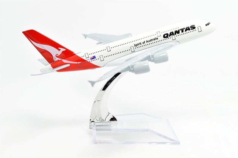 AmigozZ Kid Diecast Aeroplane Scale Model Only For Display, Size -16 Cm (Qantas), Multicolor - Image 4