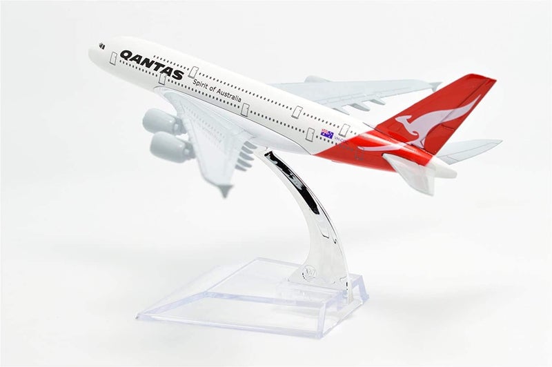 AmigozZ Kid Diecast Aeroplane Scale Model Only For Display, Size -16 Cm (Qantas), Multicolor - Image 3