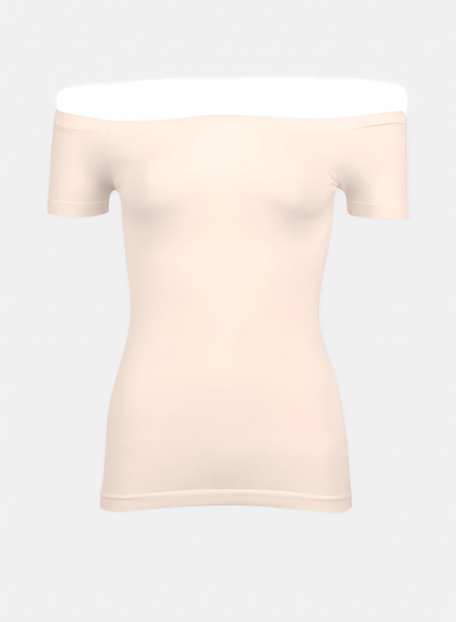 Silvy Lycra Nancy Half Sleeves Off Shoulder Top For Women - Image 1