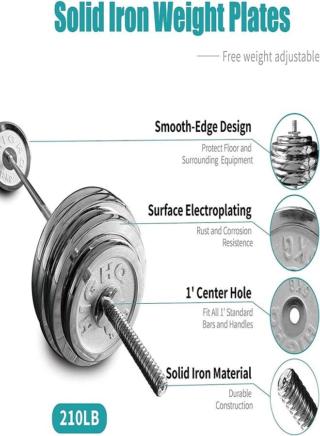ULTIMAX Chrome Weight Plate for Gym(2*10kgs) - Image 3