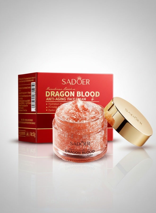 SADOER Dragon Blood Anti Ageing Cream 50 ml Wrinkle Repair Firming Moisturizing Face Cream for Youthful Skin - Image 1