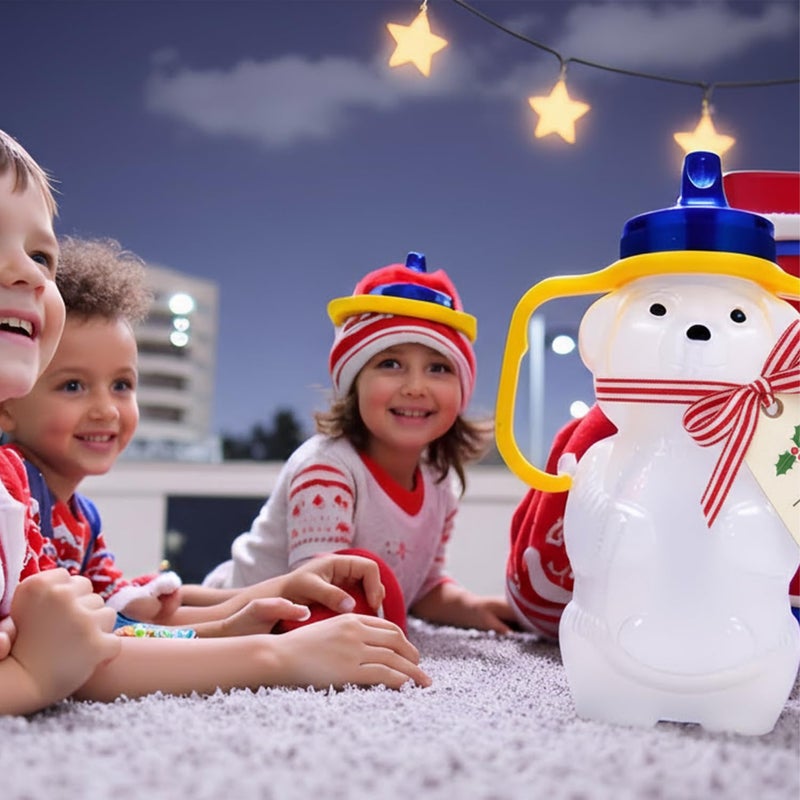 TalkTools Honey Bear Straw Cup with Handle, 7oz â€“ Soft Straw Trainer for Babies & Toddlers 4+ Months â€“ Easy-Grip, Dishwasher Safe. - Image 2