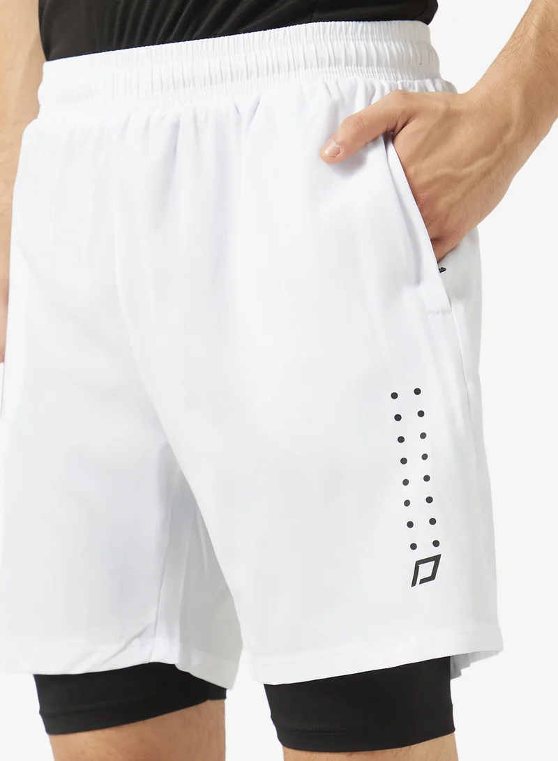 FRWD  2 in 1 shorts with decorative prints for Men | Best Price UAE