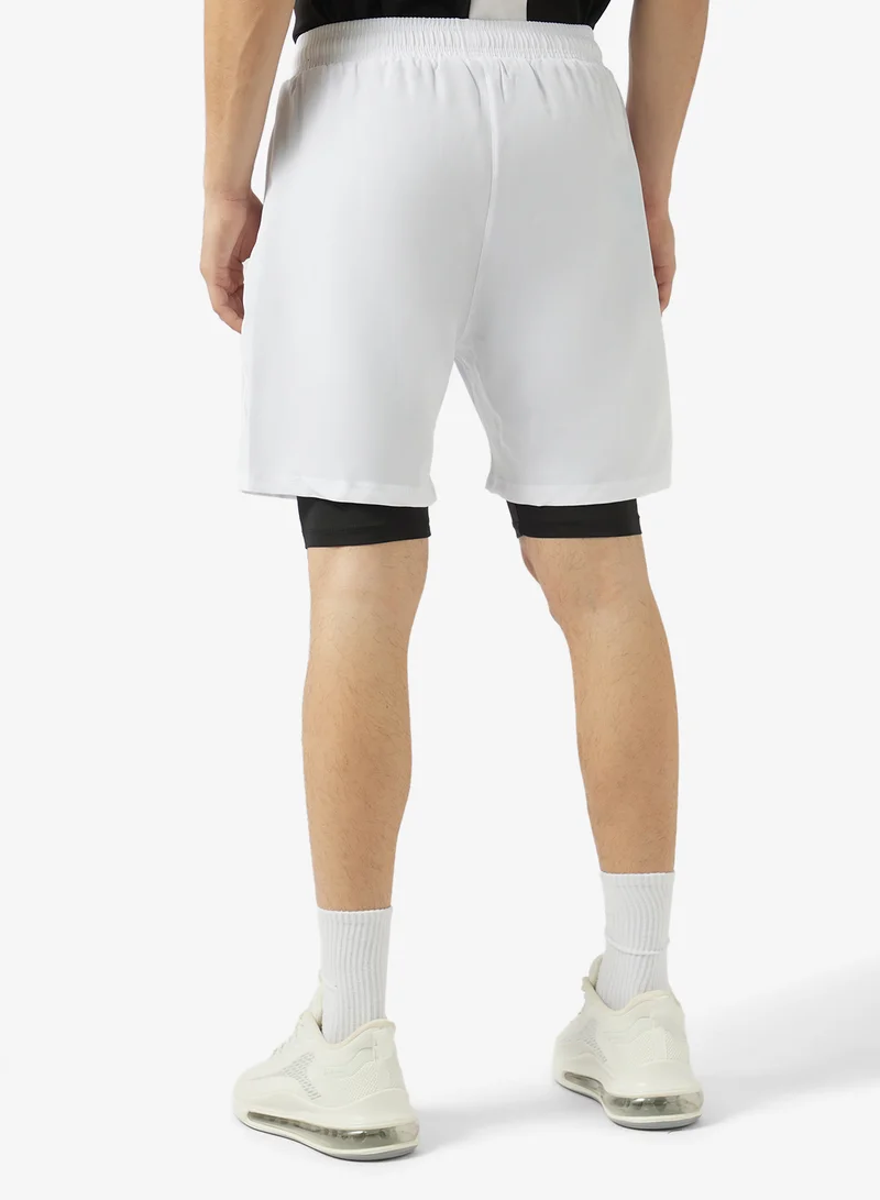 FRWD  2 in 1 shorts with decorative prints for Men | Best Price UAE