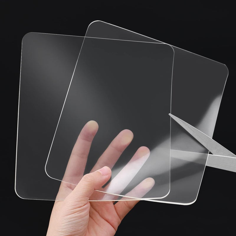 Cuttable Cabinet Door Bumpers Clear Premium Sound Dampening Cushion Pads Soft Self Adhesive Rubber Furniture Pads for Most Furniture and Appliances59 x 63 Inch 2 Pack