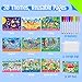SpriteGru 30 Dry Erase Activities Book Reusable Erasable Game Pad Explore and Find Games Montessori Learning Tool Educational Autism Sensory Toys for Kids Road Trip Airplane Travel Markers Included - Image 4