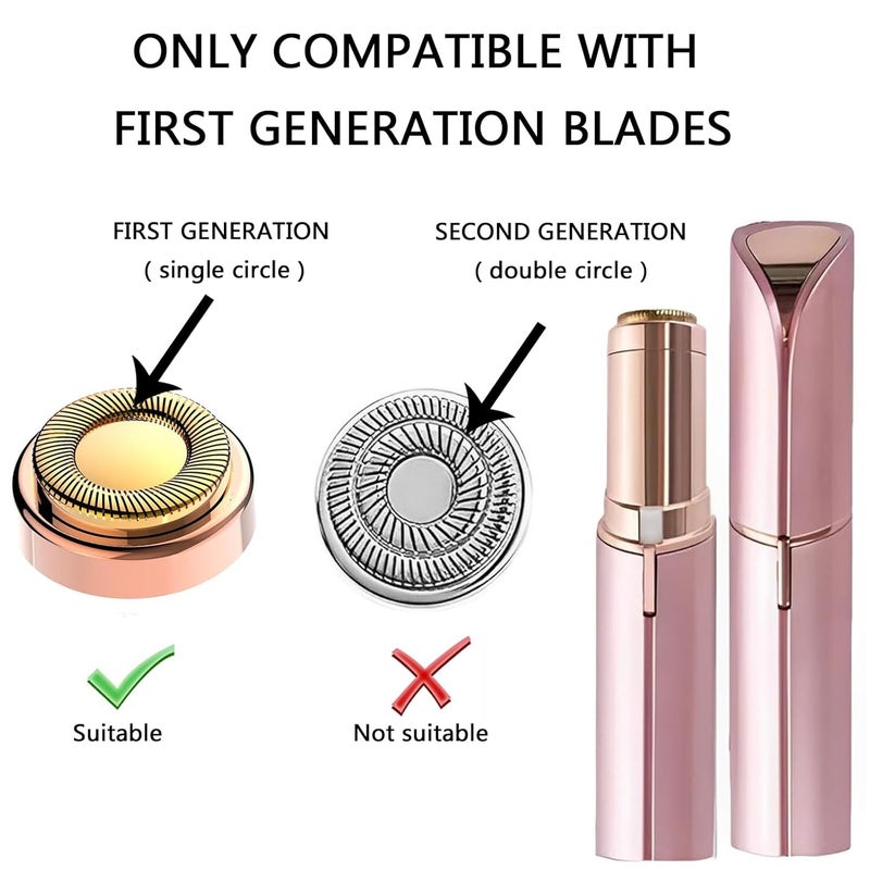 LinMei 4PCS Replacement Heads Compatible for GEN 1 Finishing Touch Flawless Women's Painless Hair Remover with Cleaning Brushes - Image 2