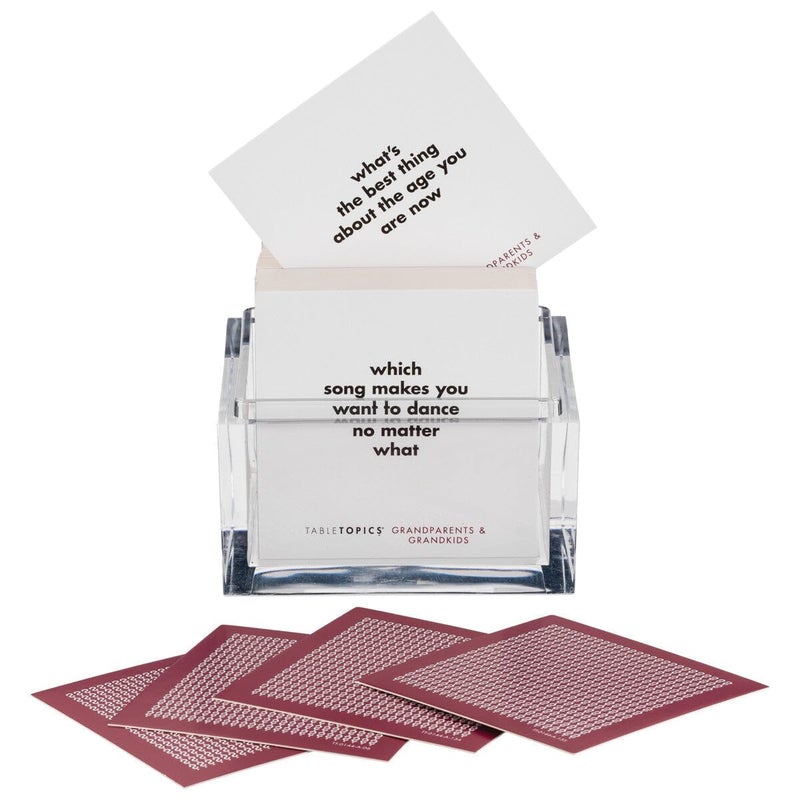 TableTopics Grandparents & Grandkids - 135 Fun Conversation Cards to Connect with Your Family  Create New Lasting Memories  Explore New Topics - Image 2