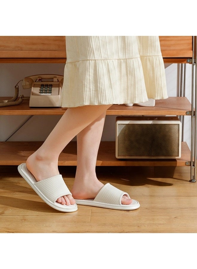 شيبشيب شبشب منزلي للنساء مقاوم للانزلاق، مناسب للاستحمام، والحمام، والمسبح، والصالة الرياضية، وغرفة النوم، بتصميم مفتوح عند الأصابع. - Image 3