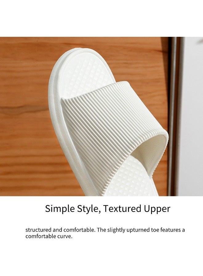 شيبشيب شبشب منزلي للنساء مقاوم للانزلاق، مناسب للاستحمام، والحمام، والمسبح، والصالة الرياضية، وغرفة النوم، بتصميم مفتوح عند الأصابع. - Image 5