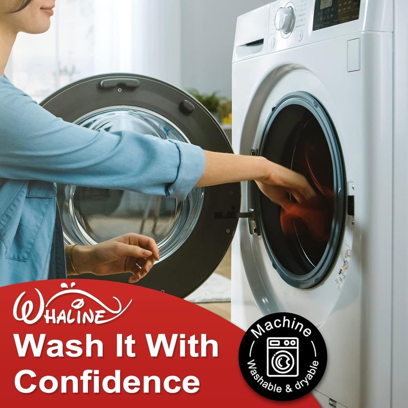 Whaline Christmas Truck Kitchen Towel 18 x 28 Inch Watercolor Xmas Tree Truck Dish Towel Set of 4 Holiday Seasonal Hand Drying Towel Tea Towel for Christmas Party Cooking Baking Supplies - Image 3