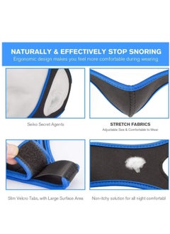 Generic Snoring Chin Strap Snoring Chin Strap Comfortable Universal Anti Snoring Devices Adjustable Effective Stop Snoring Sleep Aid Snore Reducing Aid for Women & Men  - Image 4
