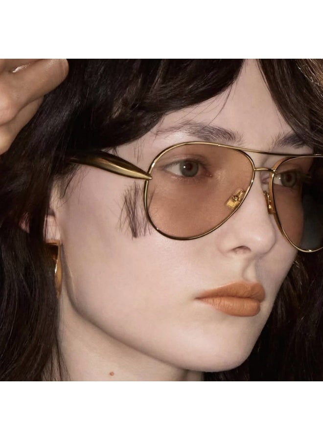 Veil Women's Retro Sunglasses Metal Round Frame - Image 5