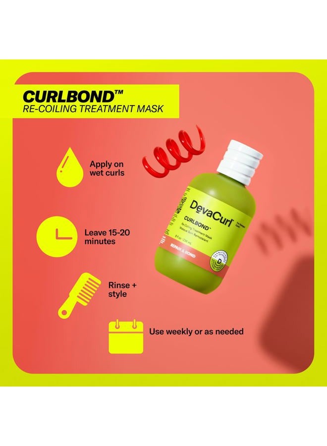DevaCurl CurlBond Re-Coiling Treatment Mask, Cozy Getaway, 8 fl. oz. - Image 3