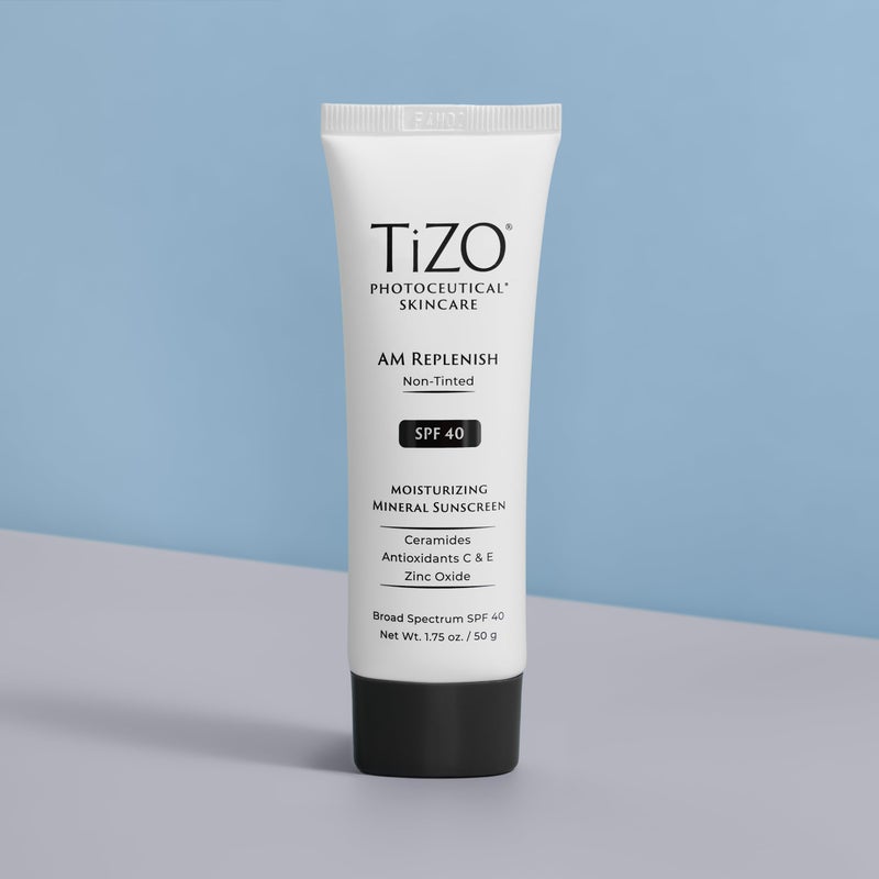 TIZO Photoceuticals Am Replenish Non-tinted Facial Mineral Sunscreen SPF 40, 1.75 oz - Image 4