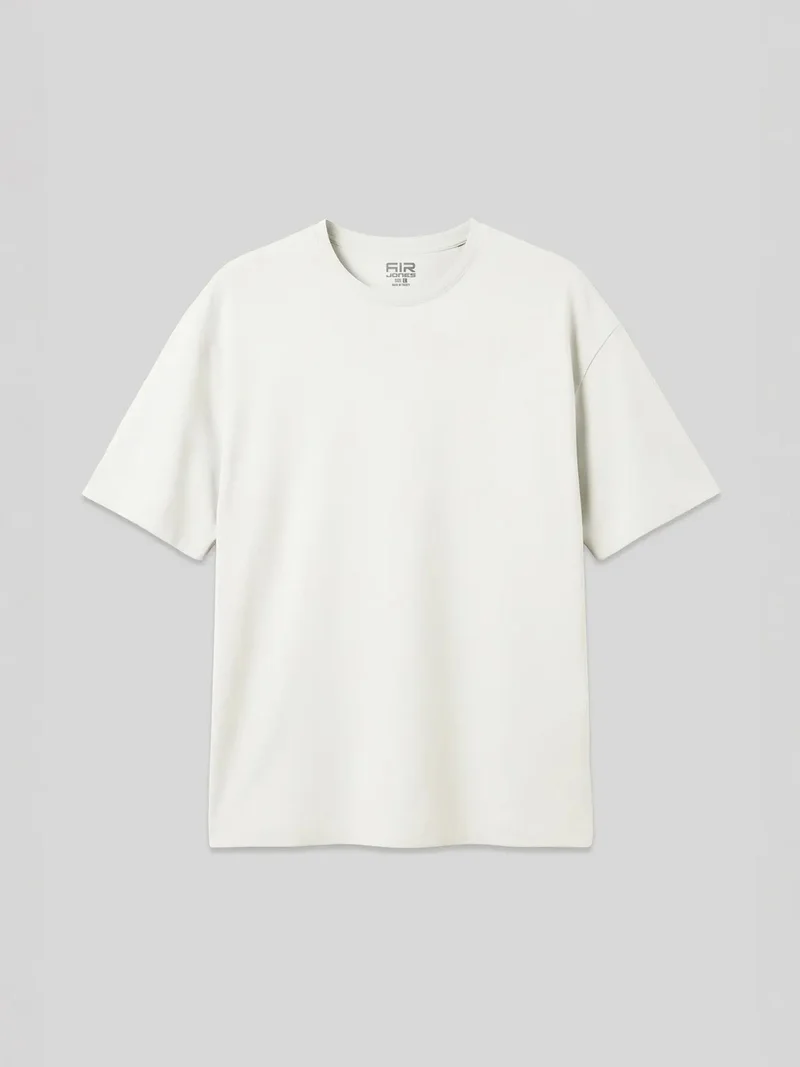 تومي لايف TOMMY Oversized Cotton Blend Crew Neck T-Shirt