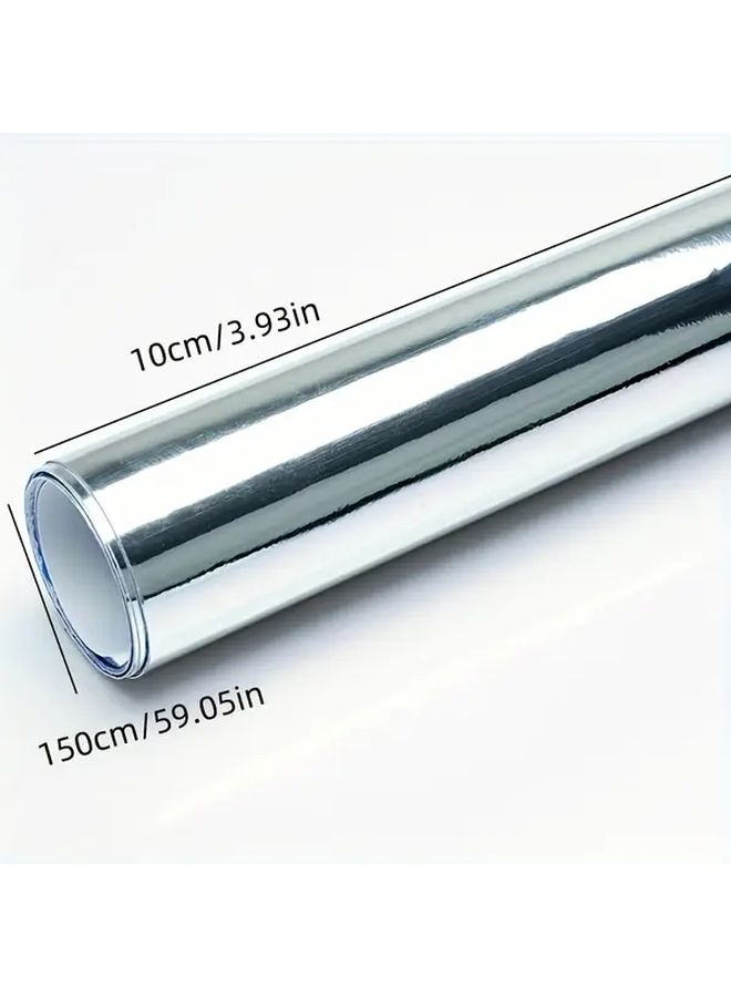 Premium Chrome Vinyl Car Wrap 3 94inch X 59 06inch Vibrant Color Shift Glossy Finish - Image 2